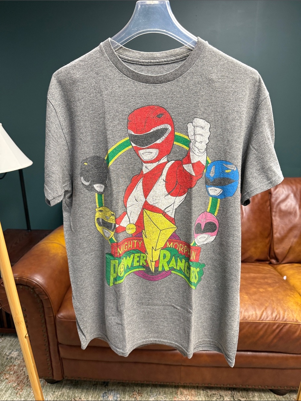 Power Ranger Gray Short Sleeve Tee